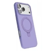 CPT05 Apple iPhone 17 Pro Max Regal Magsafe Standlı Kapak - Lila