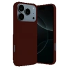 CPT05 Apple iPhone 17 Pro Nano içi Kadife Silikon - Bordo