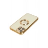 CPT05 iPhone 12 Pro Kılıf Slot Silikon - Gold