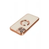 CPT05 iPhone 12 Pro Kılıf Slot Silikon - Rose Gold