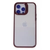 CPT05 iPhone 14 Pro Kılıf Roblox Lens Standlı Kapak - Bordo