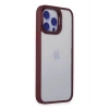 CPT05 iPhone 15 Pro Kılıf Roblox Lens Standlı Kapak - Bordo
