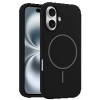 CPT05 iPhone 16 Plus Kılıf Jully Magsafe Kapak - Siyah
