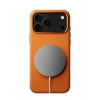 CPT05 iPhone 17 Pro Wonder Deri Magsafe Kapak - Turuncu
