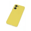 CPT05 Realme 10 4G Kılıf Nano içi Kadife Silikon - Sarı