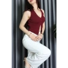 Crop Yelek Bordo - 10023.251.