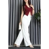Crop Yelek Bordo - 10023.251.