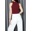 Crop Yelek Bordo - 10023.251.