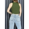 Crop Yelek Haki - 10023.251.