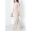 Crop Yelek Pantolon Takım Bej - 7565.1437.