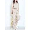 Crop Yelek Pantolon Takım Bej - 7565.1437.