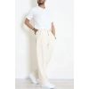 Dabıl Beli Lastikli Baggy Erkek Pantolon Bej - 71219.1937.