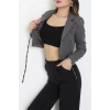 Dabıl Kumaş Astarlı Blazer Ceket Antrasit - 2138.1991.