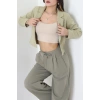 Dabıl Kumaş Astarlı Blazer Ceket Çağla - 2137.1991.