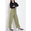 Dabıl Kumaş Beli Bağcıklı Pantolon Çağla - 51615.683.