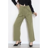 Dabıl Kumaş Beli Bağcıklı Pantolon Çağla - 51615.683.