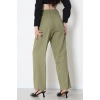 Dabıl Kumaş Beli Bağcıklı Pantolon Çağla - 51615.683.