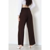 Dabıl Kumaş Beli Bağcıklı Pantolon Kahve - 51615.683.