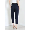 Dabıl Kumaş Cepli Kemerli Pantolon Lacivert - 71501.1920.