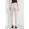 Dabıl Kumaş Cepli Kemerli Pantolon Taş - 71501.1920.
