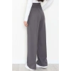 Dabıl Kumaş İp Bağlamalı Palazzo Pantolon Antrasit - 51111.1991.