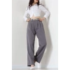Dabıl Kumaş Lastikli Pantolon Füme - 51612.683.