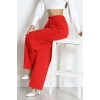 Dabıl Kumaş Lastikli Pantolon Kırmızı - 51612.683.