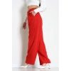Dabıl Kumaş Lastikli Pantolon Kırmızı - 51612.683.