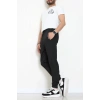 Dalgıc Fleto Cepli Nakışlı Erkek Alt Siyah - 71089.2066.