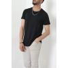 Dalgıç Kumaş Erkek Tişört Siyah - 71579.1871.