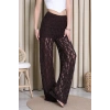 Dantelli Pantolon Kahve - 4247.2135.