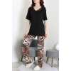 Dantelli Pijama Takımı Siyah - 71502.1773.
