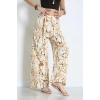 Desenli Dokuma Pantolon Beyazgold - 12333.1095.