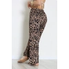 Desenli Dokuma Pantolon Kahveleopar - 12333.1095.
