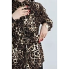 Desenli Gabardin Ceket Leopar - 10033.1968.