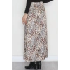 Desenli Saten Etek Leopar - 4329.1595.