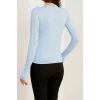 Dik Yaka Parmak Geçmeli Viskon Body Bebemavi - 40076.599.