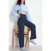 Dokuma Modal Kumaş Yan Fermuarlı Lastikli Pantolon Laci - 71133.1837.