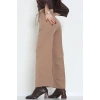 Double Kumaş İp Bağlamalı Palazzo Pantolon Sütlükahve - 51268.683.