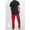 Düğmeli Erkek Pijama Takımı Lacibordo - 17370.1048.