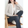Düğmeli Hırka Krem - 31835.2131.