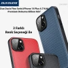 Dux Ducis Fino Serisi iPhone 14 Plus 6.7 inç Kılıf Premium Dokuma Silikon Kılıf-(1903)