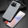 Dux Ducis Fino Serisi Xiaomi Mi 11 Pro Kılıf Premium Dokuma Silikon Kılıf-(1903)