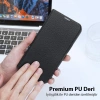 Dux Ducis iPhone 14 Pro 6.1 Kılıf Skin X2 Series PU Deri Manyetik Kapaklı Kılıf Magnetic Folio Case-(1903)