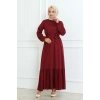 elbise bordo 207