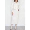 Elbise Ceket Triko Takım Latte - 3064.1577.