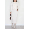 Elbise Ceket Triko Takım Latte - 3064.1577.
