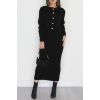 Elbise Ceket Triko Takım Siyah - 3064.1577.