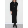 Elbise Ceket Triko Takım Siyah - 3064.1577.