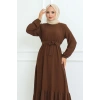 elbise kahverengi 206